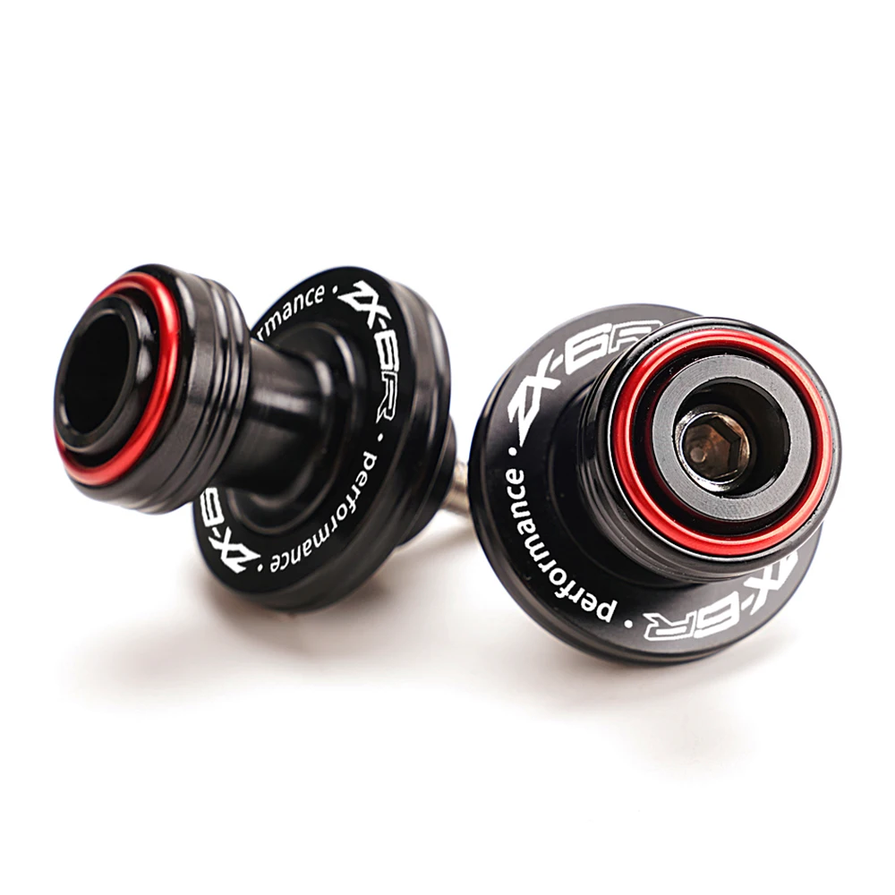 For Kawasaki ZX6R ZX 636 ZX636 ZX 6R ZX10R ZX 10R Motorcycle Accessories CNC Swingarm Spools Slider Stand Bobbins M8 / M10 Ninja