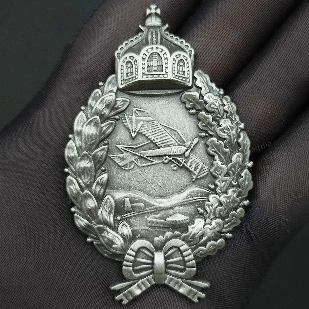 Pilot Observer Air Force Badge Ottoman Prussia WWI Military Fans Collection Badges Pins Decoration Crafts
