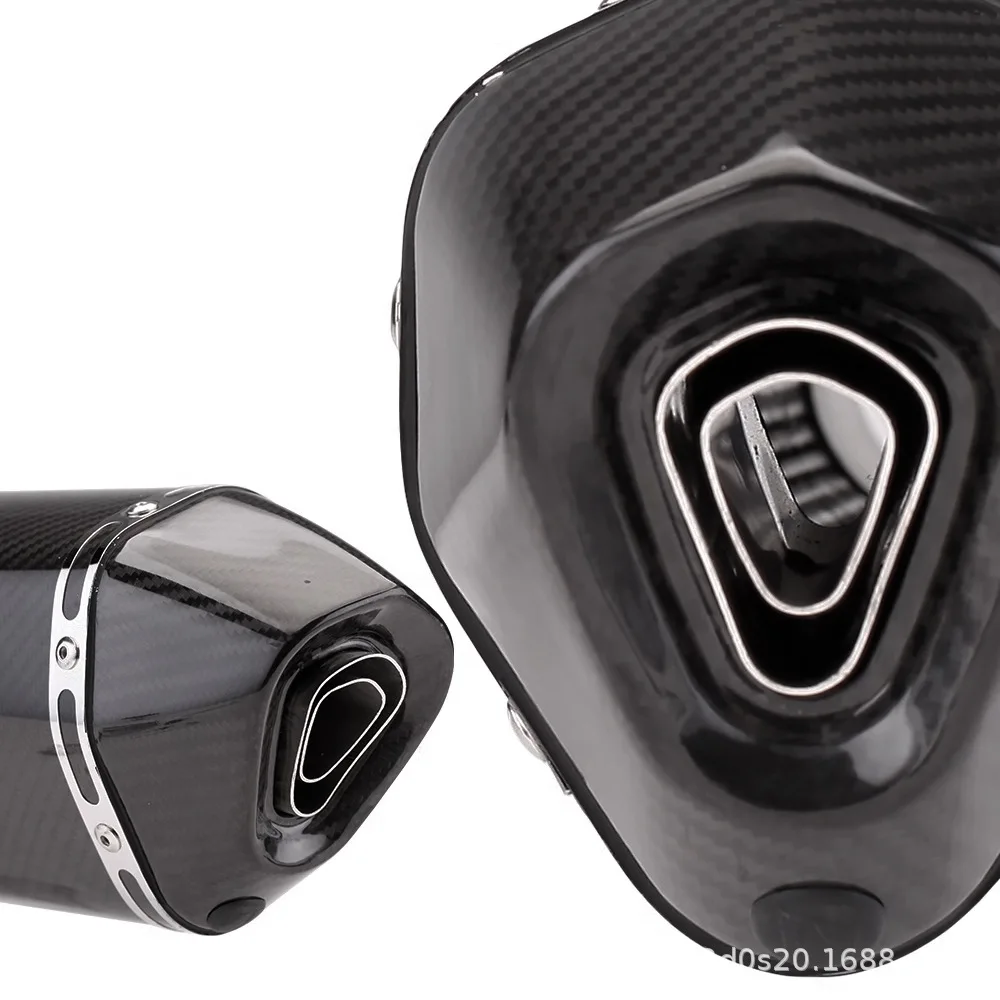 Suitable For Motorcycle Sports Car Exhaust Pipe Modification MT07 MT-07 Front Section, Short Big Hexagon 2014-2024