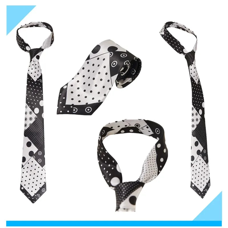 

Stanley Ipkiss Tie Adult The Mask Fantasia Cosplay Necktie 2025 Men Neckwear Halloween Carnival Party Costume Accessories Gifts