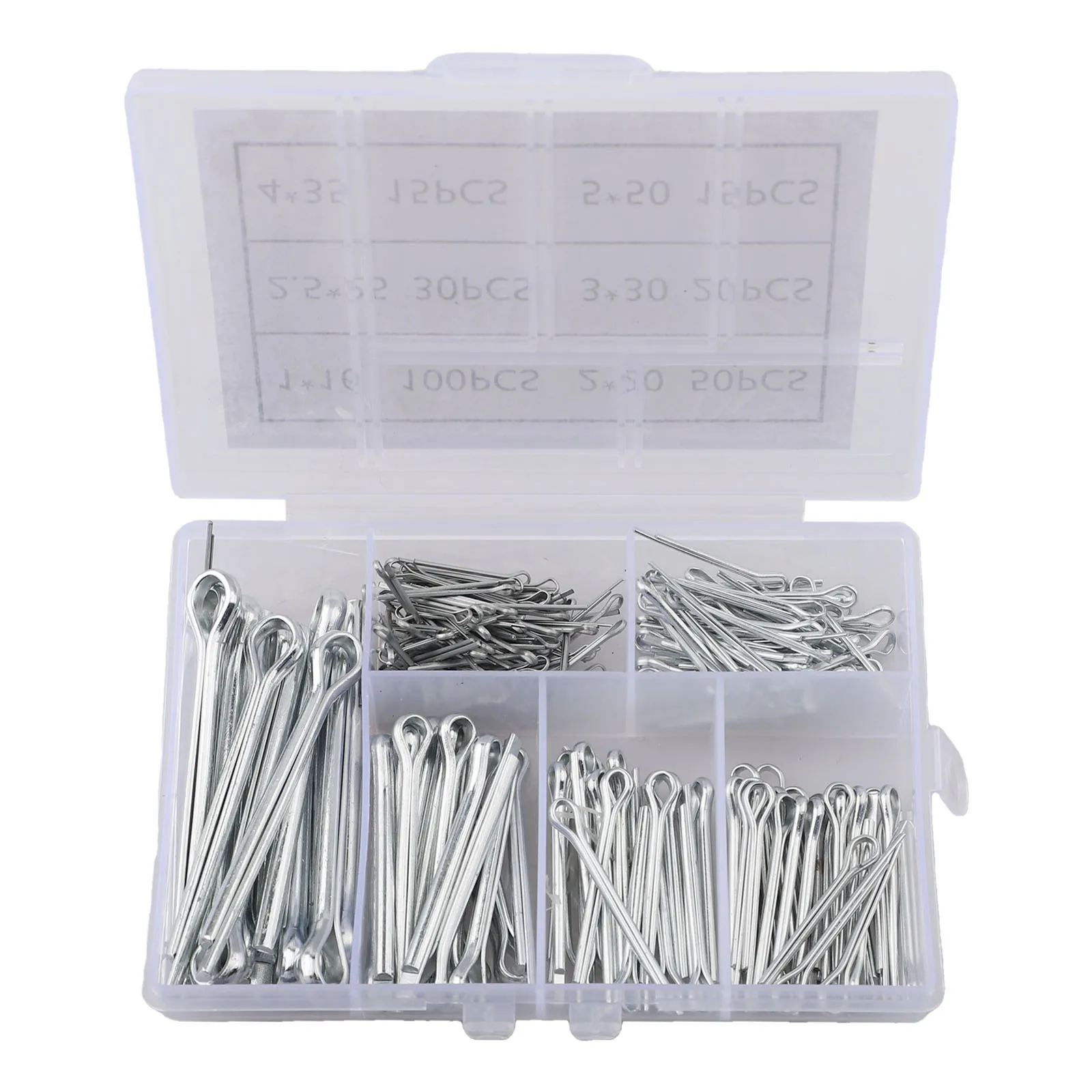 230PCS Cotter Pins Hairpin Pins Spring Cotter Screw Retaining Pins Locating Pins For Securing Clevis Pins Cotter Pins Hairpin