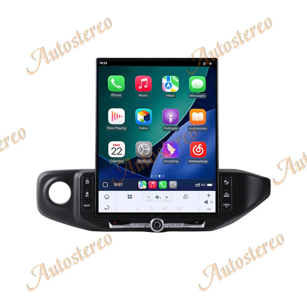 16.2 inch Carplay Android 15 For Jeep Wrangler 2018-2022 Screen Car Multimedia Player GPS Navigation Head Unit Car Radio Media-
