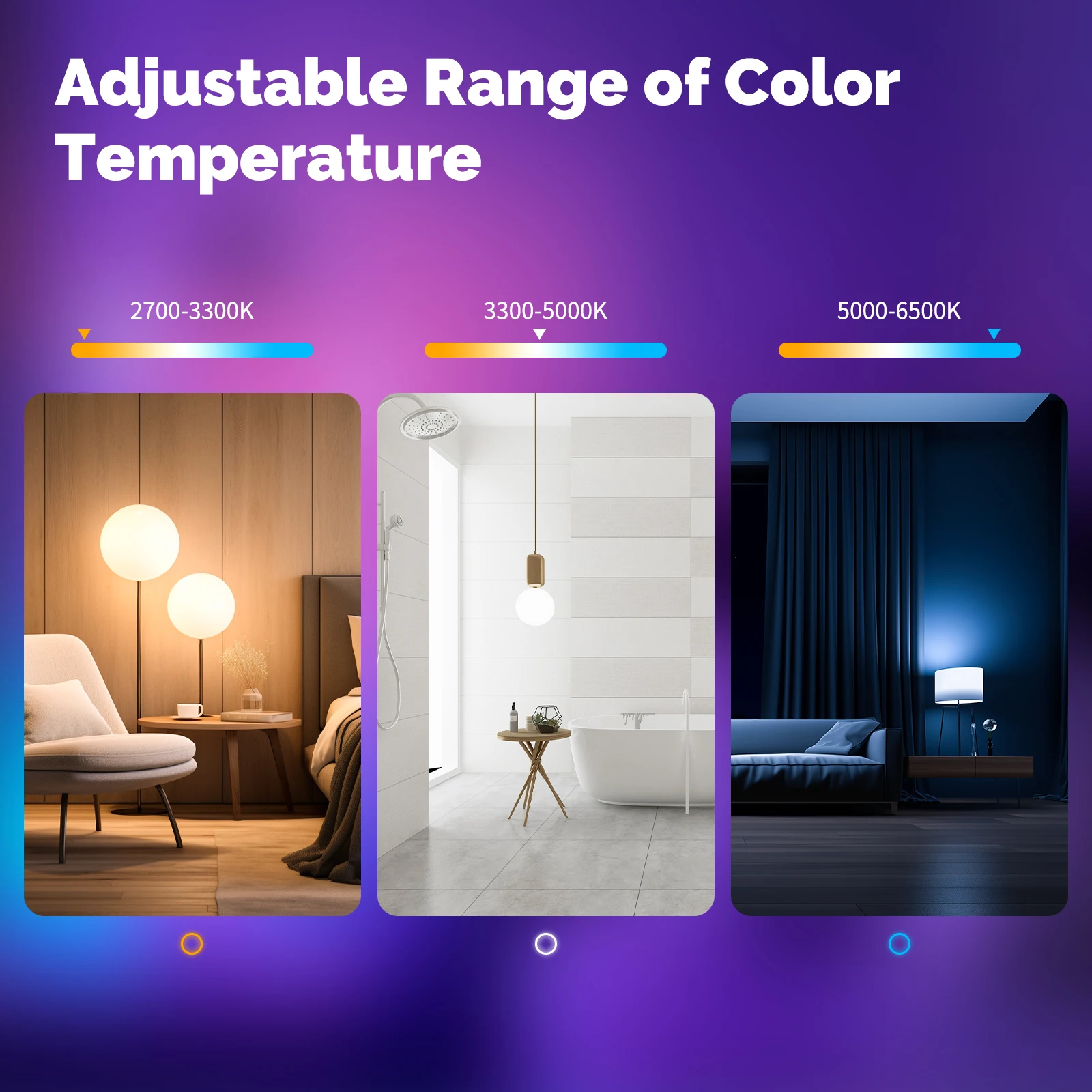 MOES Tuya Smart WiFi/Matter/Zigbee 14W LED Bulb E27 Music Sync Functional 16M RGB Scenarios Light Intelligent Voice APP Control