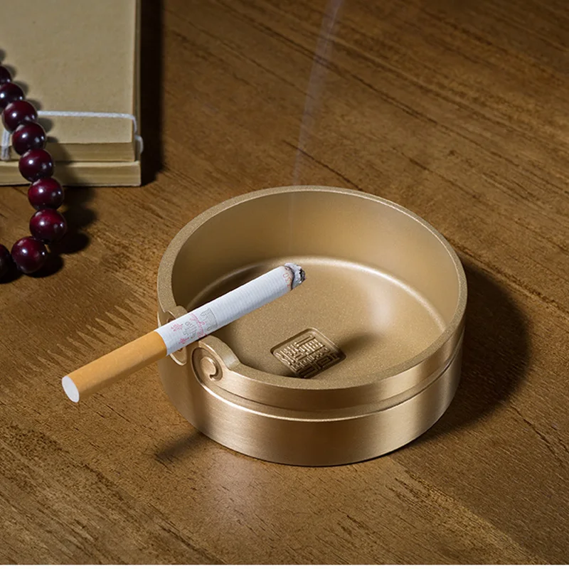 Высококачественная роскошь GOOD LUCK Royal, латунная статуя ручной работы, пепельница, домашняя компания, офис, бизнес, ЛУЧШИЙ МУЖЧИНЫЙ ПОДАРОК на день рождения