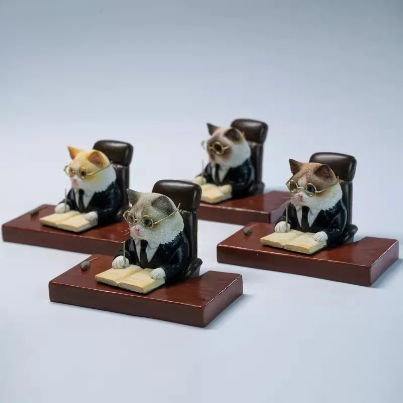 

Предзаказ: Изысканные коллекционные фигурки милых кошек из смолы в масштабе 1/6, ручная работа, декор для рабочего стола
