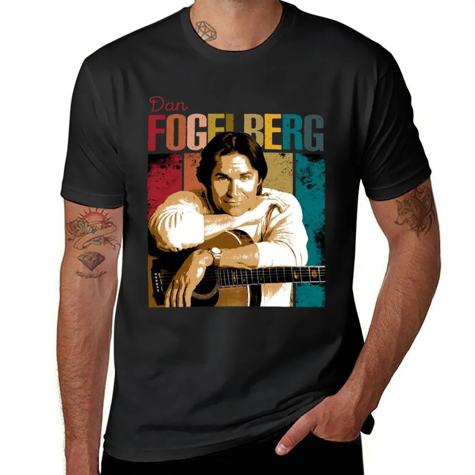 Dan's Musical Journey, On Tees Show Your Affection for the Renowned Singer-Songwriter T-Shirt oversizeds Men's t-shirt