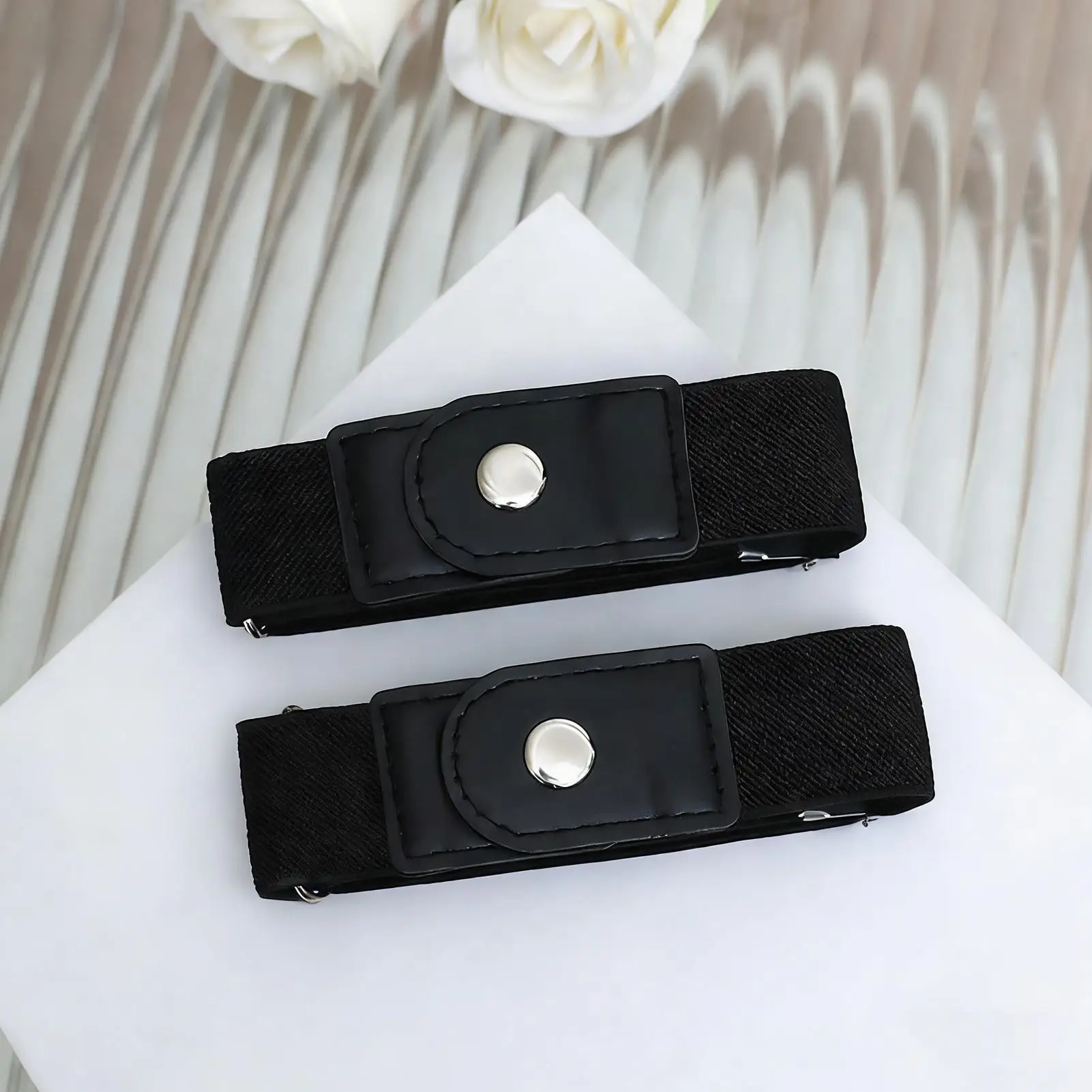 Elastischer Gürtel Ohne Schnalle Für Damen Und Herren Verstellbar_voghion.com