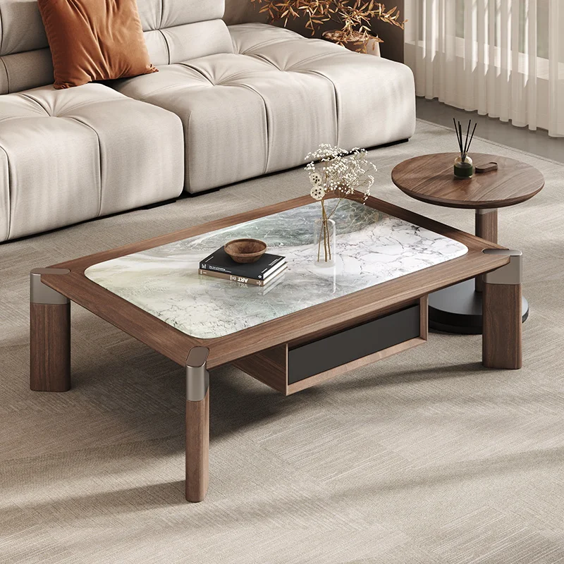 

Living Room Minimalist Coffee Table Nordic Storage Unique Drawers Coffee Table Books Italian Mesa Auxiliar Postmodern Furniture