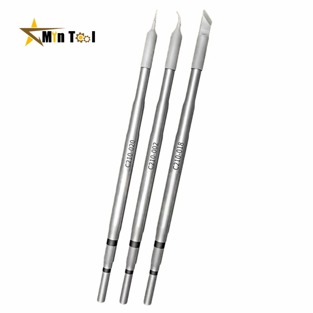 C210 Soldering Iron Tips Welding Iron Head for Tips T210 Handle CD-2SD/2SHE T26 T26D T3602 Repair Tool