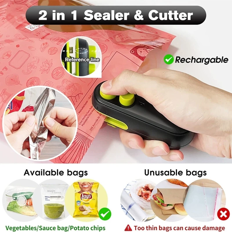 Ручная машина для запайки пакетов, портативная машина для запечатывания пакетов, дропшиппинг