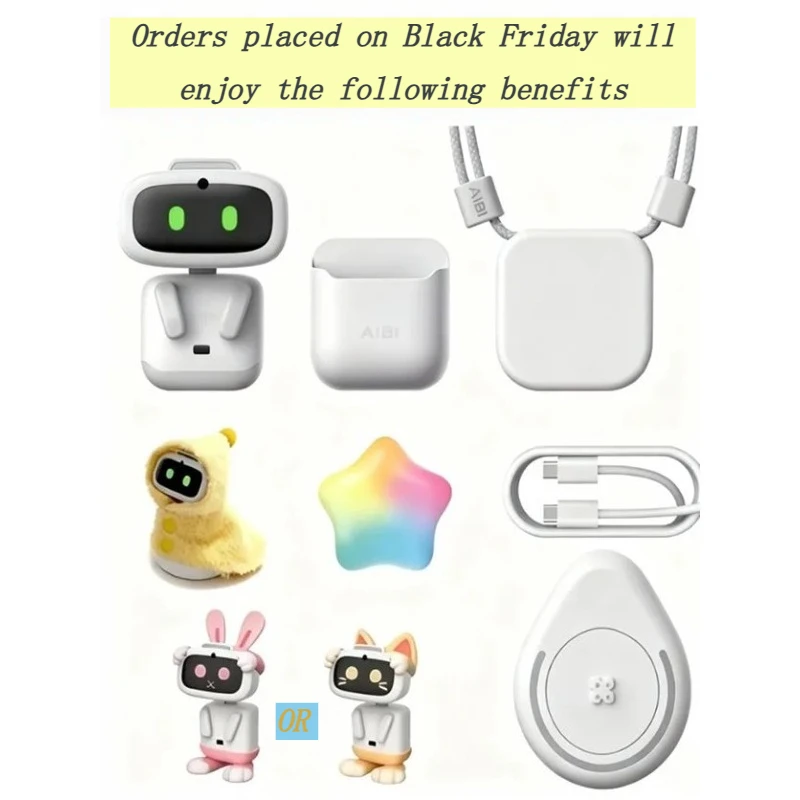 AIBI Ai Pocket Robot | AI Pet,Bluetooth Wifi Connect,Rotating Camera,GPT Voice Conversation,Small Robot,Holiday Gifts