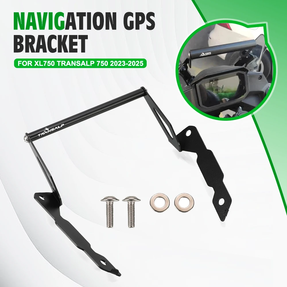 

2025 Transalp 750 GPS Navigation Extension 12MM 22mm Bar Phone Holder For Honda XL750 XL 750 2023 2024 Cellphone Stand Support