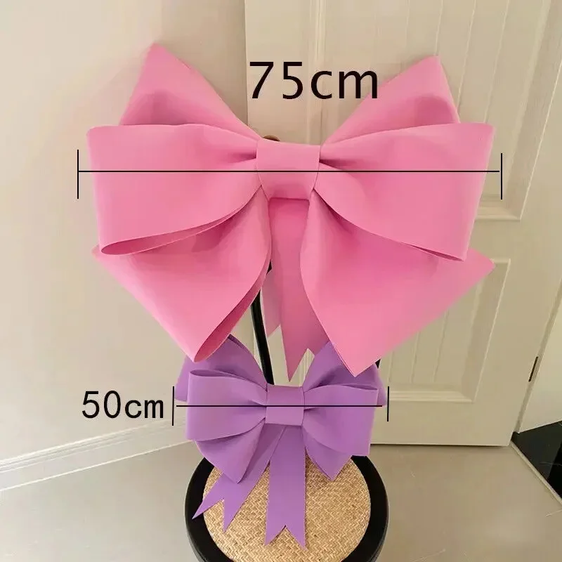 Giant Bow Decoration For Wedding Store Windows And Walls, Handmade DIY Party Background Wall Decoration For Added Atmosphere