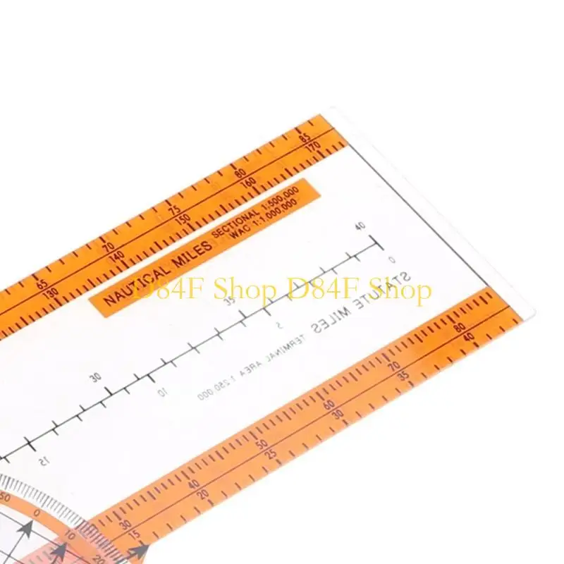 D84F Aviation Navigation Plotter Premier Fixed Plotter For Pilots Student Routes Tool