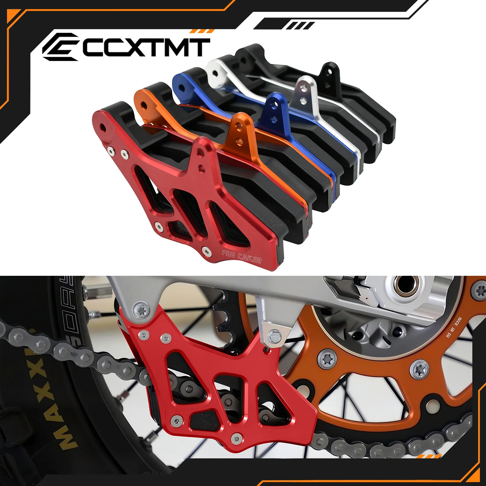Motorrad-Kettenführungsschutz für KTM SX SX-F EXC EXC-F XC XC-W XC-F HUSQVARNA TPI TC TE FE 125 250 350 450 2008–2022