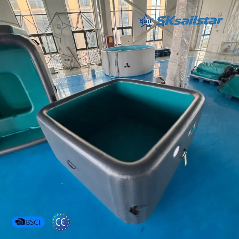 SKsailstar Factory Direct Drop Stitch DWF Rectangular Inflatable Pool PVC Heavy Duty Pool Semi Buried Supported OEM ODM Custom