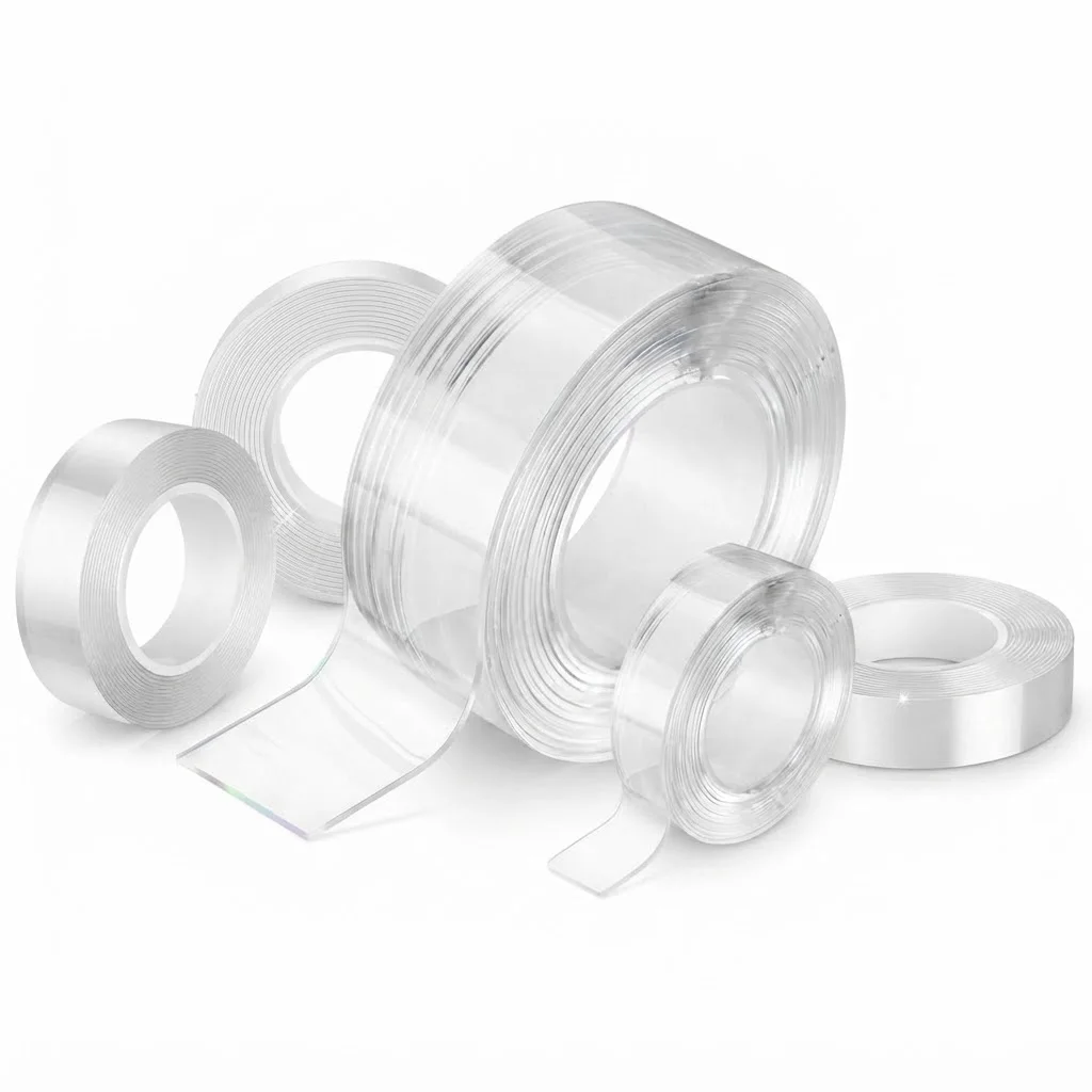 Nano Tape 11M Long 2mm 10 Rolls Wide Double Sided Gel Tape Strong Waterproof for DIY Projects