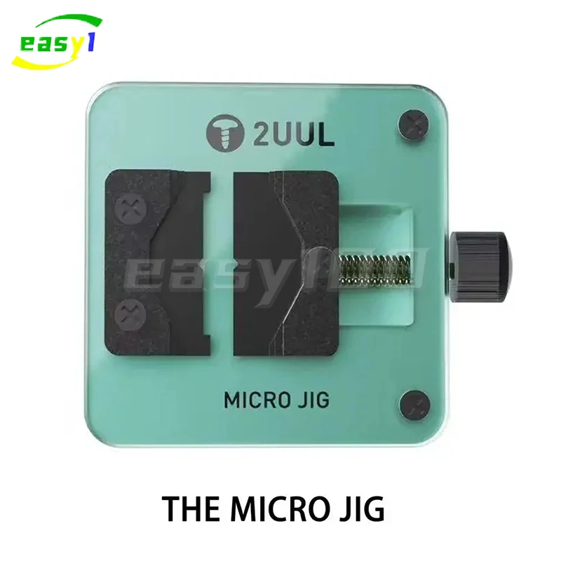 2UUL Micro JIG Fixture Mobile Phone Motherboard PCB Board CPU Chip IC Planting Tin Holder Welding Pad Glue Clean Repair Clamp