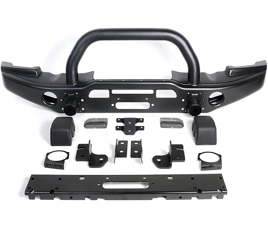 

Steel Front Bumper For Jeep Wrangler JK 2007-2017 4x4 Offroad Accessories