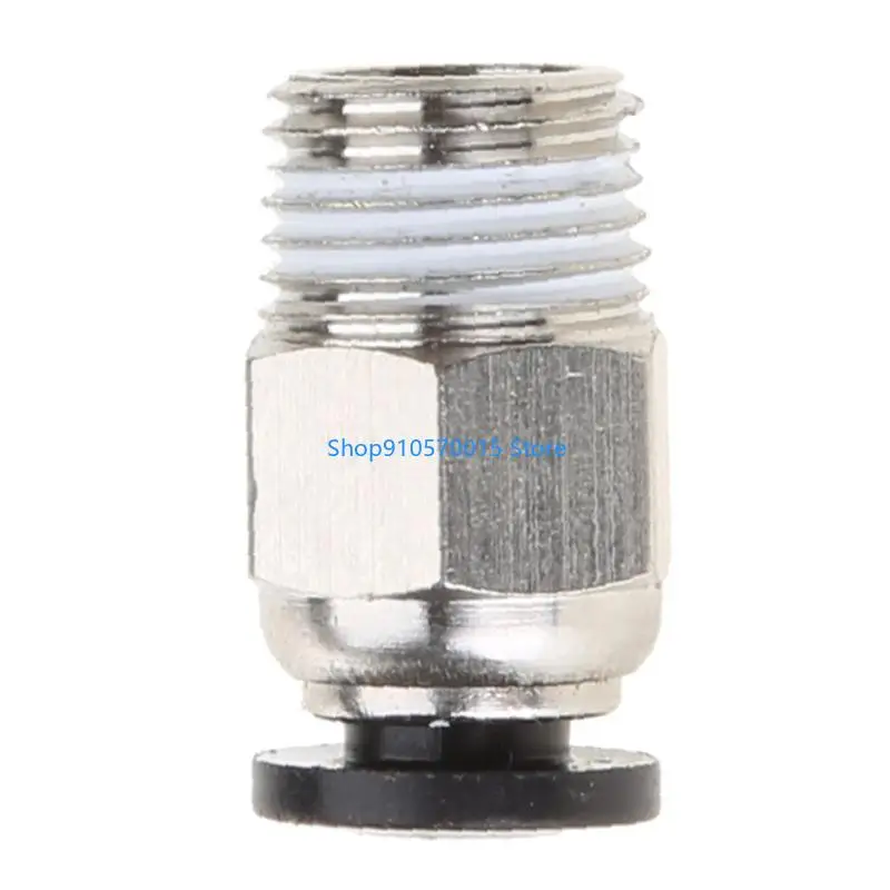 B95C 10 Pieces PC4-01 Quick Fitting Straight Pneumatic Fitting Push to for 3D Printer 1.75mm Filament