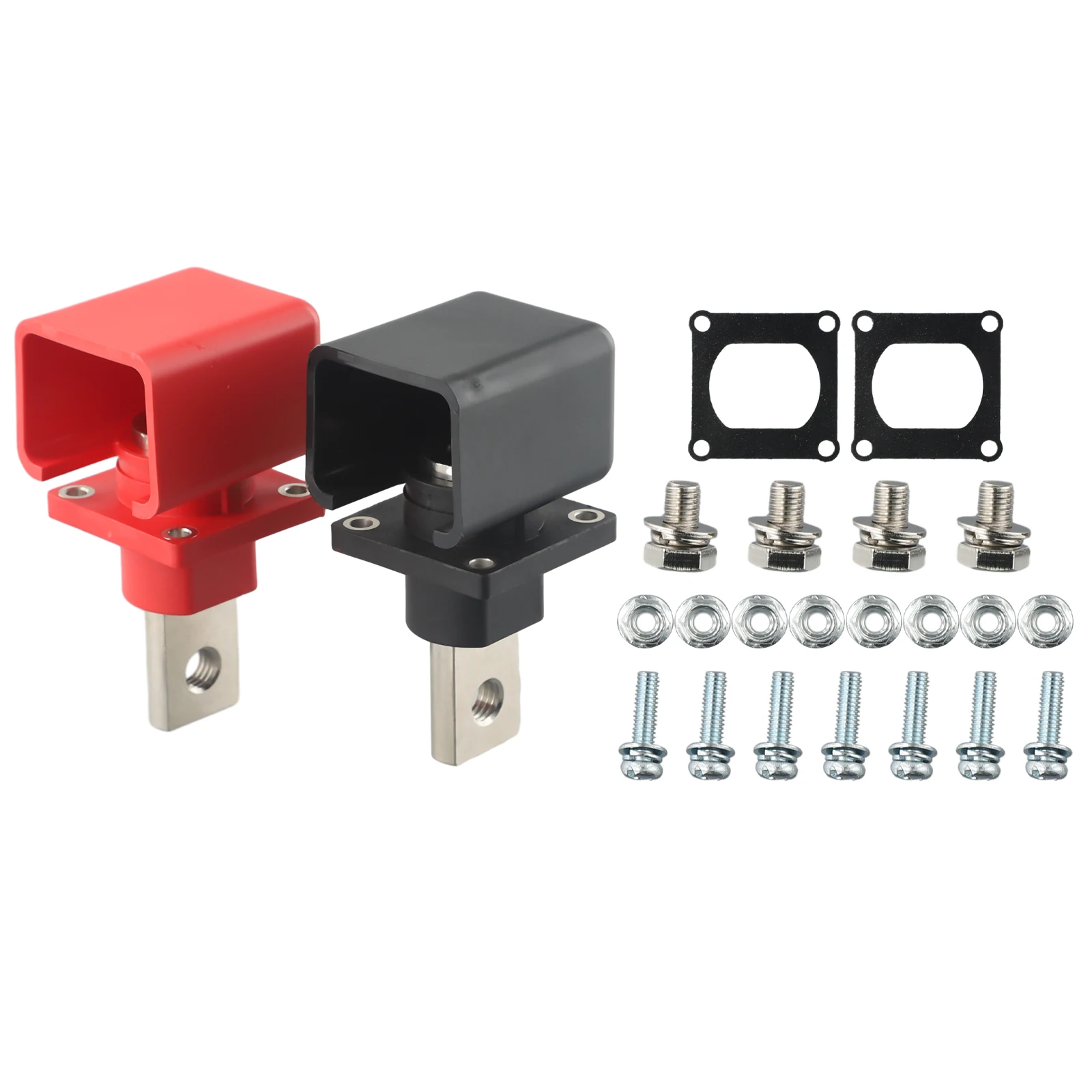 IP67 Binding Posts Binding Posts AC500V Direct Red+black Screw Fixed Terminal Blocks 2 Pieces 200-250 For Battery