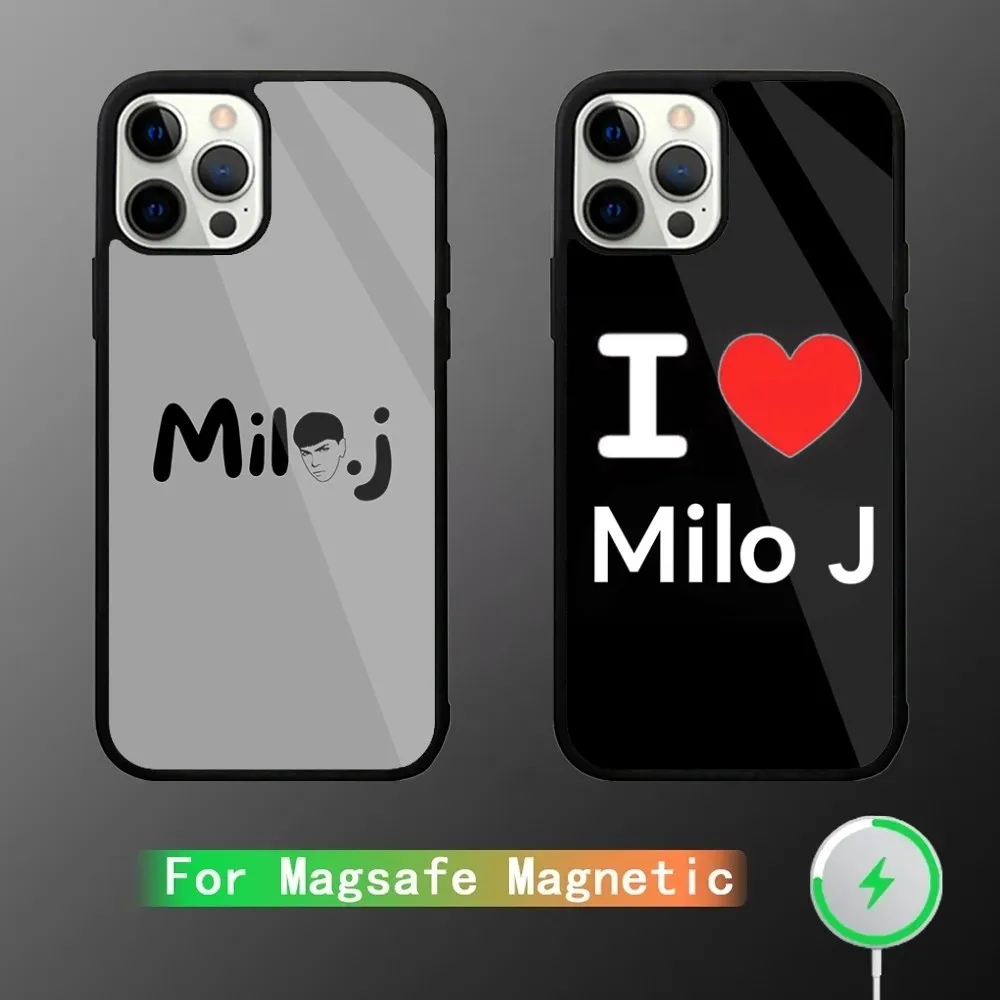 

Milo j Rapper Phone Case For iPhone 15,14,13,12,11,Plus,Pro,Max Mini Magsafe Magnetic Wireless Charging