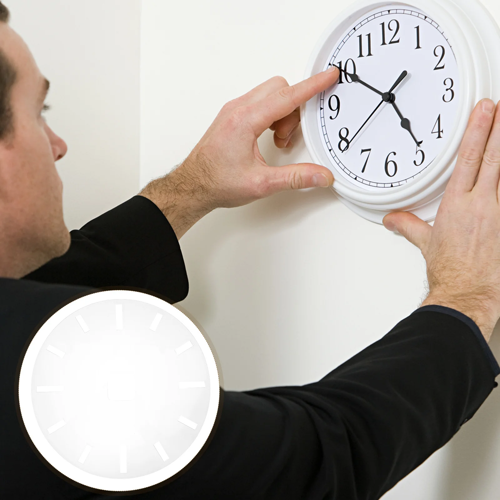 

Premium Acrylic Clock Stencil with Clear Dial Markings for Woodworking Router Templates DIY Inlay Projects Home