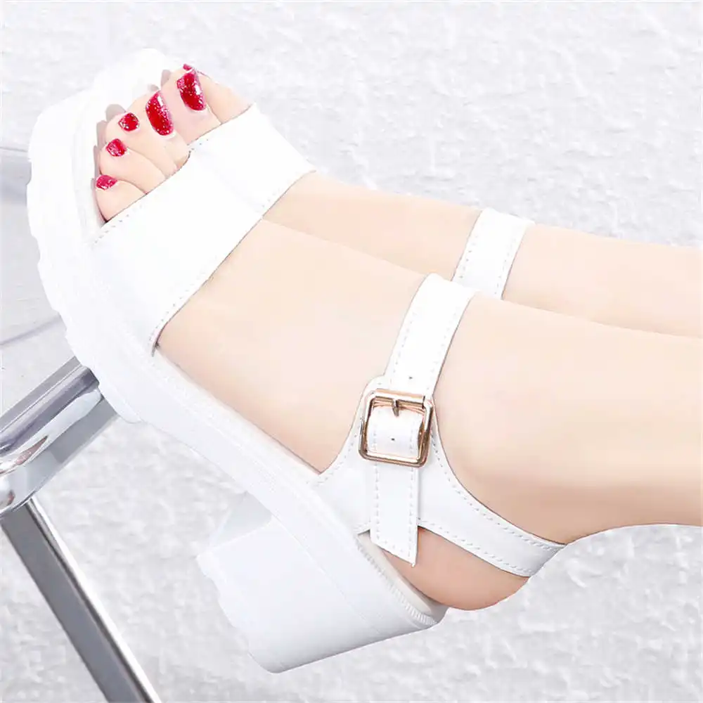 Natural Cowhide 34-40 Lace-up Sneakers Casual Woman Blue Shoes Granny Sport Shuse Industrial Sewing Daily Twnis view 5
