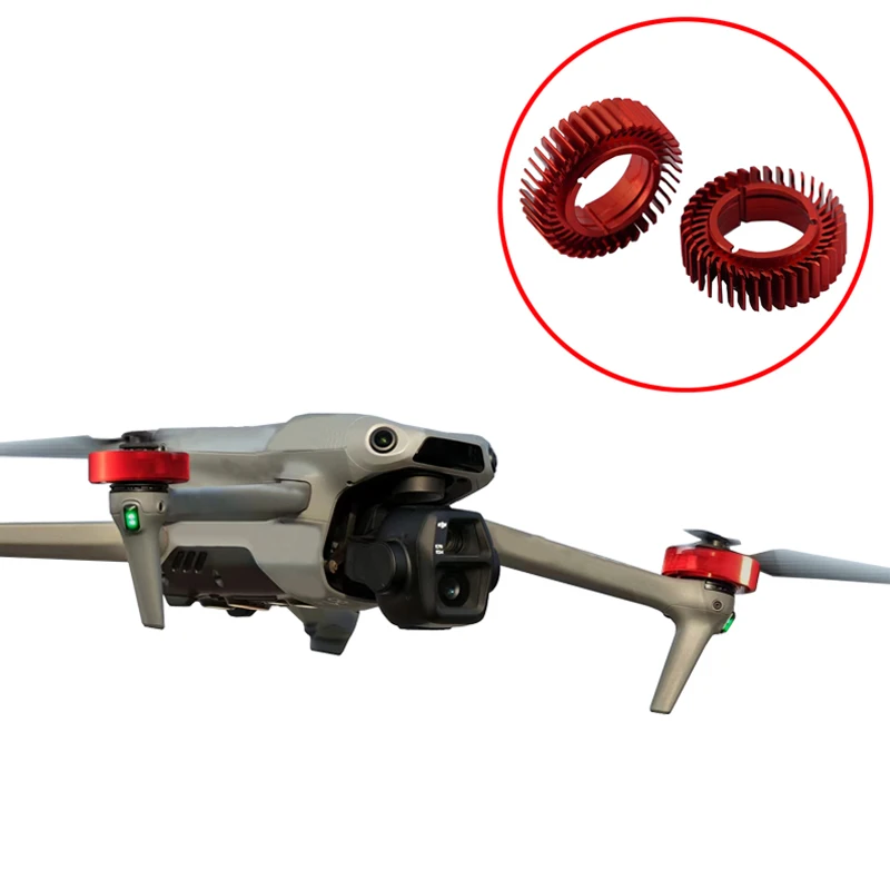 

1Set Motor Centrifugal Radiator Aluminum Alloy Heat Sink High Efficiency Disipation Modified Parts for DJI Air 3/3s RC Drone