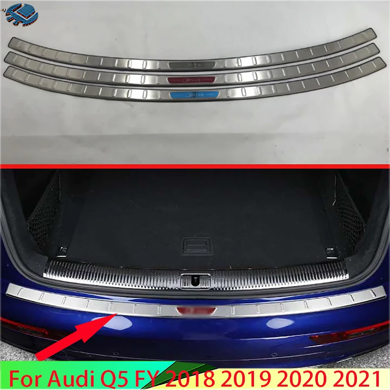 For Audi Q5 FY 2018 2019 2020 2021 Decorate Accessories rear bumper protection window sill outside trunks decorative plate pedal