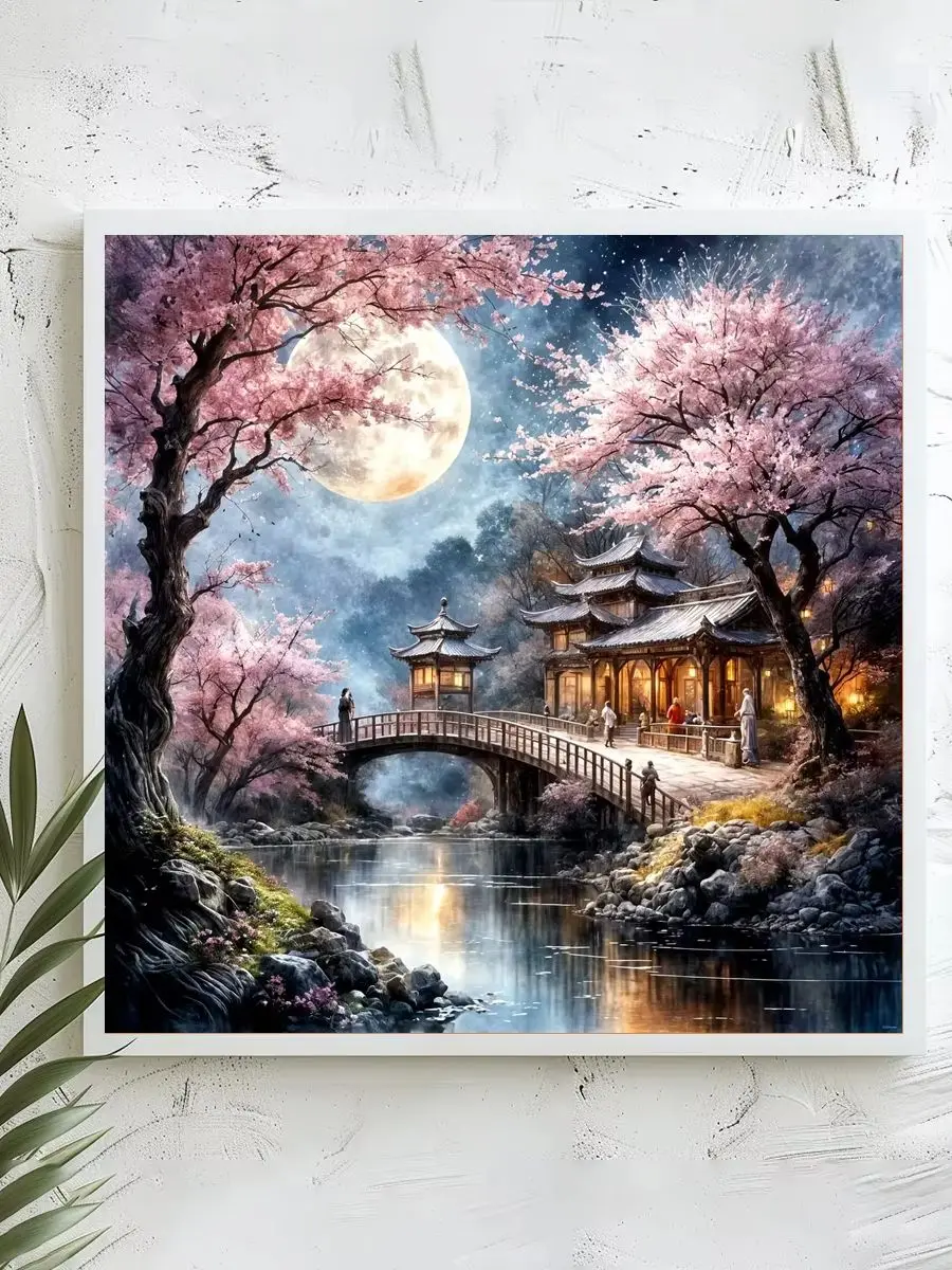 1 Stück 40x40 cm/15,74 Zoll, 11Ct/14Ct Kreuzstich-Set, DIY Valentinstagsgeschenk, Stickerei-Set für Festivals, Tiermotiv – Detail 1