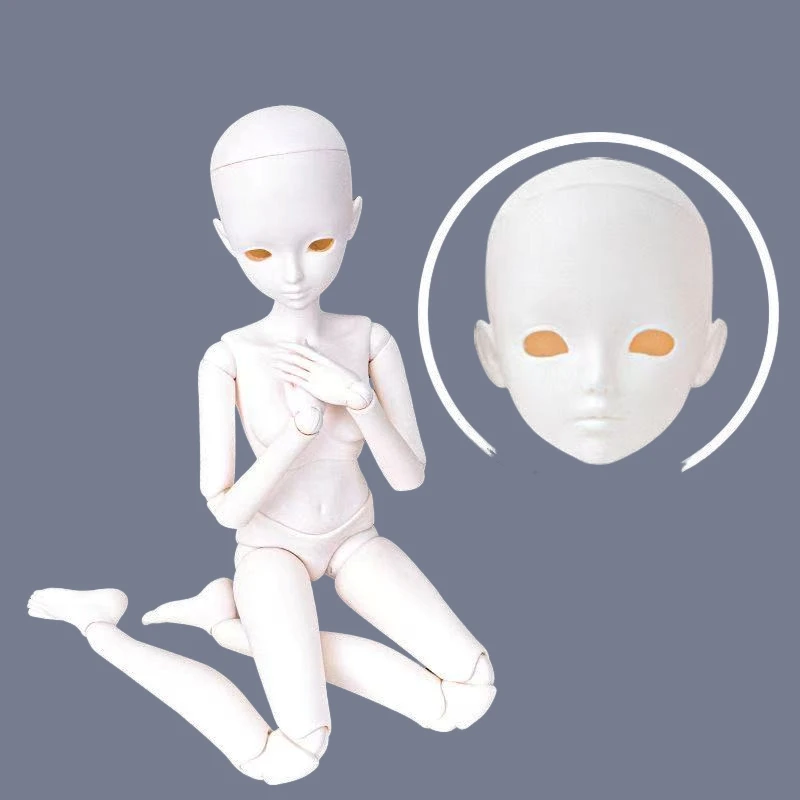 Búp Bê BJD 60CM 1/3 19 Di Chuyển Được Khớp Body Nữ Dễ Thương Madeup Có Thể Mở Đầu Với 3D Mắt Tự Làm Đồ Chơi cho Bé Gái Người Bạn Tặng