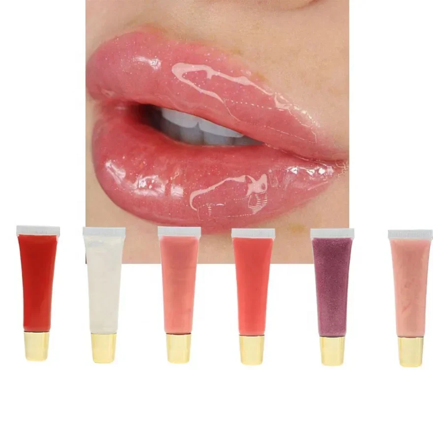 2023 New Squeeze Tube Makeup Lipstick High Pigment Lip Gloss Private Label Lip Makeup P60 P84