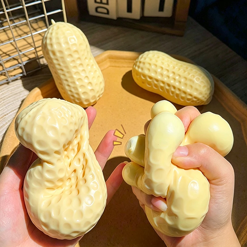 Knuspriges Erdnuss-Squishy-Fidget-Spielzeug, Knusprige Squishies, Quetsch-Stressball-Spielzeug, ASMR Anti-Stress-Entspannung, Handentspannung, Geschenk-Spielzeug – Detail 3