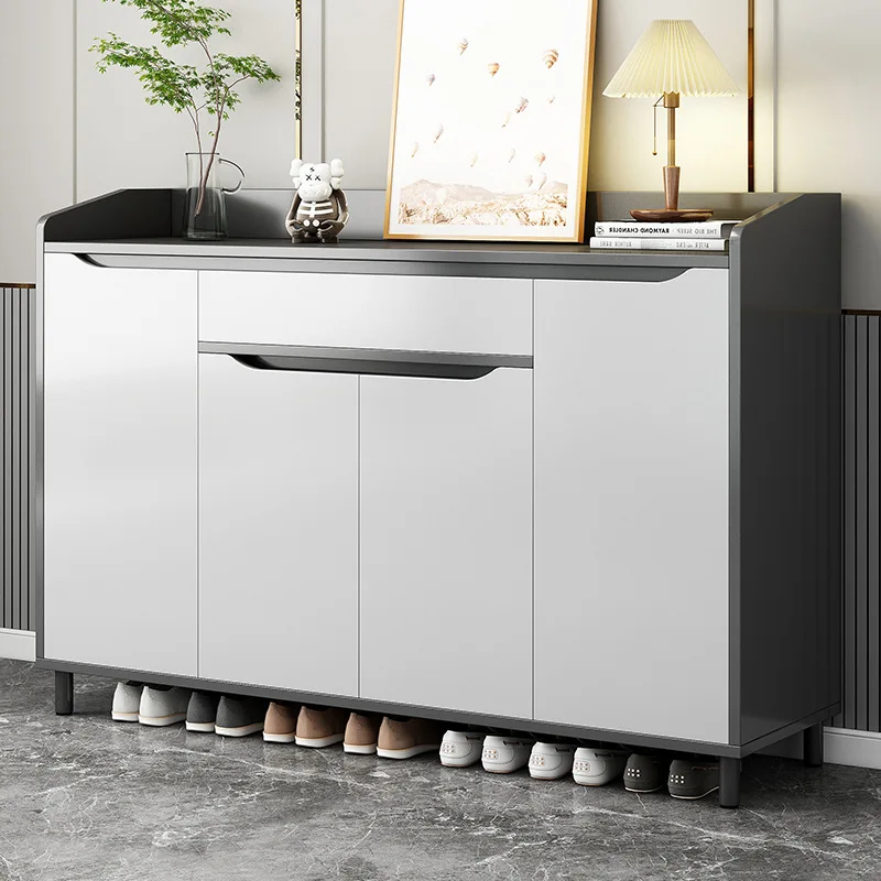 

Shoe cabinet light luxury high-end sense home door outdoor new entrance cabinet multi-layer storage shoe cabinet