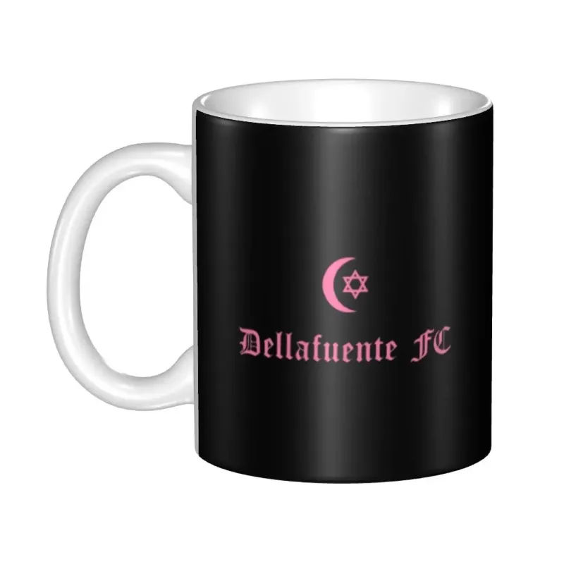 Customized Dellafuente Mugs DIY Fashion FC Logo Ceramic Milk Tea Coffee Cup