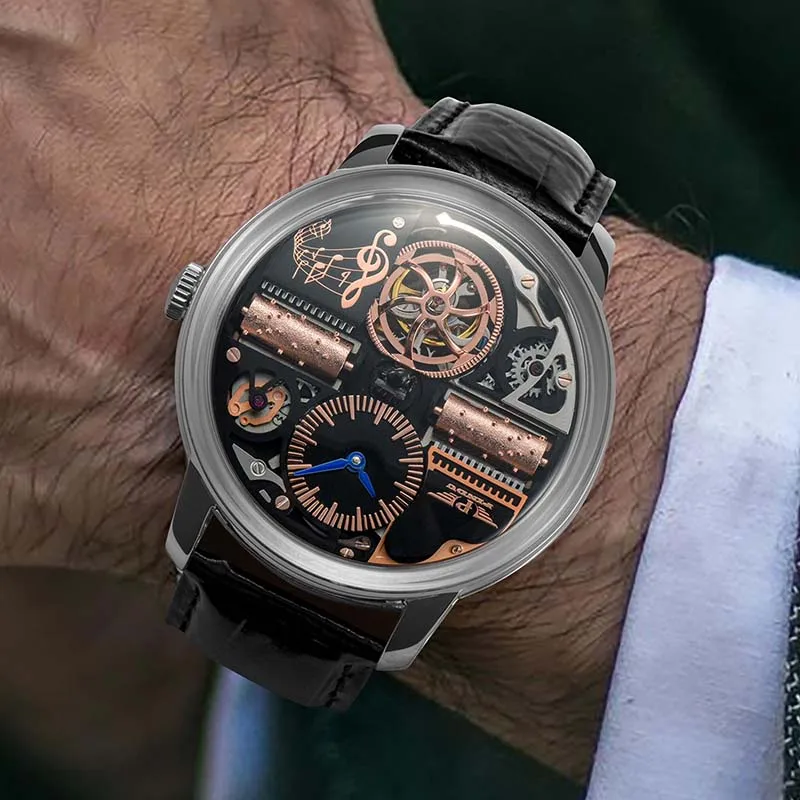 PINDU Orologi da uomo Top Brand di lusso Automatico Padrino Watche per uomo Fashion Business Orologi da polso M2791B Montre Homme P6655