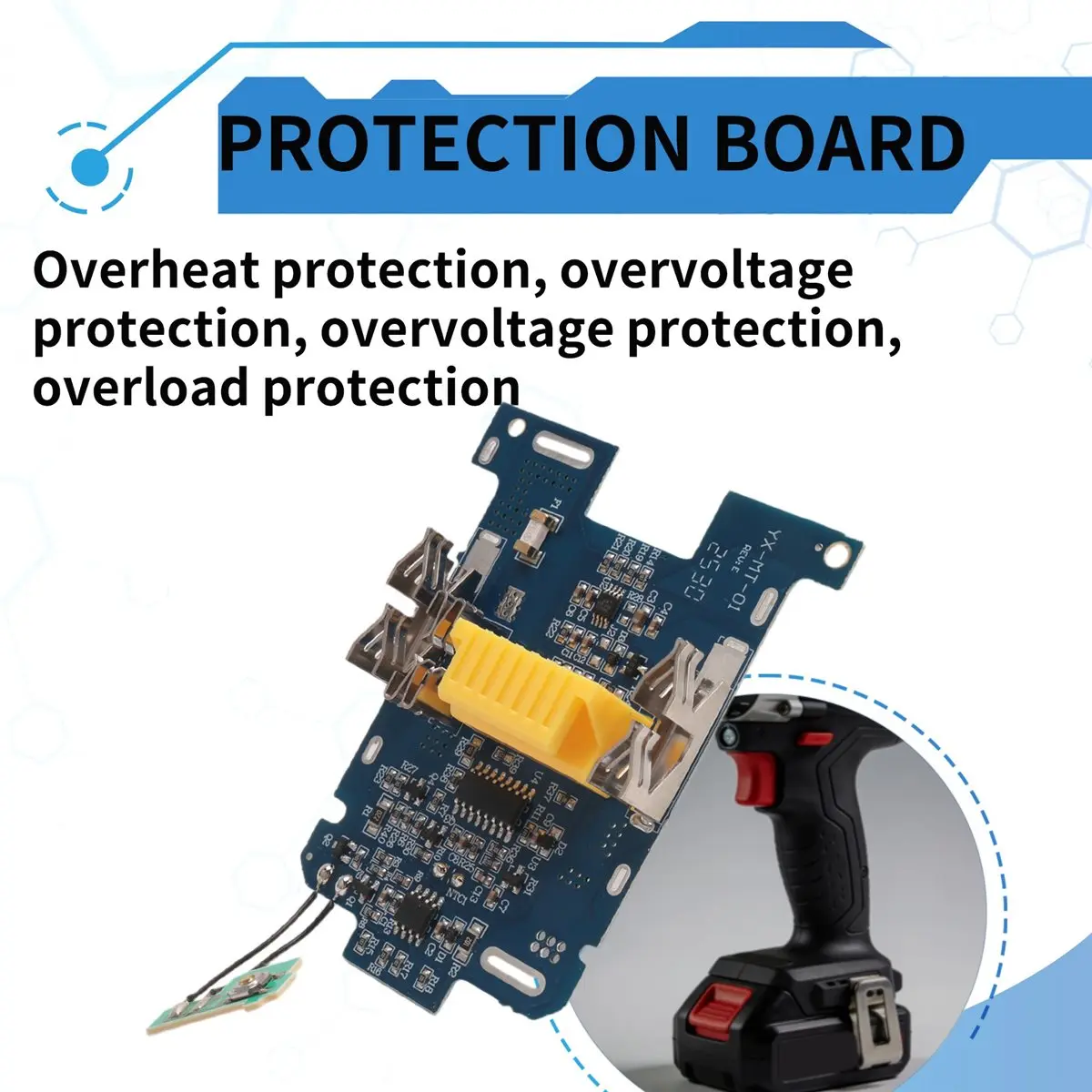 RISE- 1Pcs BL1830 Li-Ion Battery BMS PCB Charging Protection Board for Makita 18V Tool