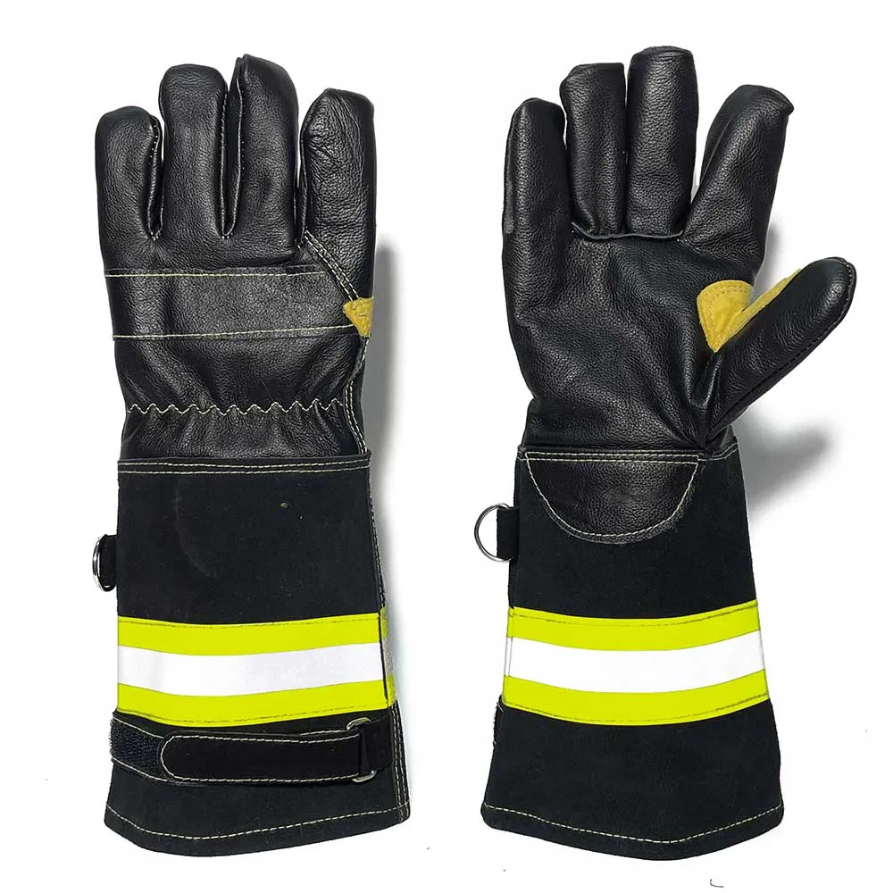 Long Type Rescue Fire Fighting Gloves Forest Fire-fighting Heat-insulating, Scald-proof and High-temperature resistant Gloves