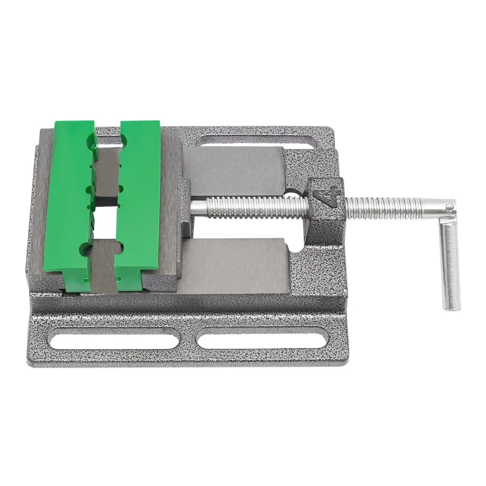 Schraubstock-Werkzeuge, Bohrmaschine, Schraubstock, Werkbank-Bohrschraubstock-Klemme mit 2 magnetischen Schraubstock-Pads, Set mit mehreren Rillen, 4 Zoll, Schwarz