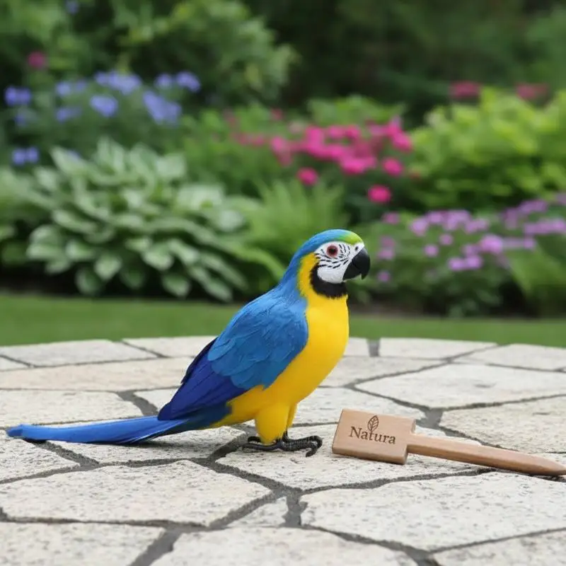 25/35cm Simulation Parrot Garden Decoration Creative Lawn Figurine Ornament Animal Bird Outdoor Garden Party Prop Decor