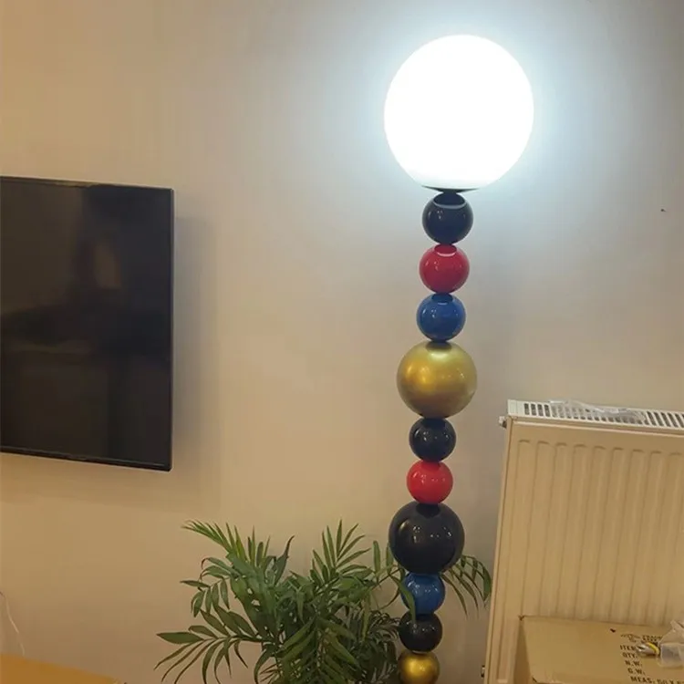 Living room sofa floor lamp creative personality bedroom designer vertical net red light