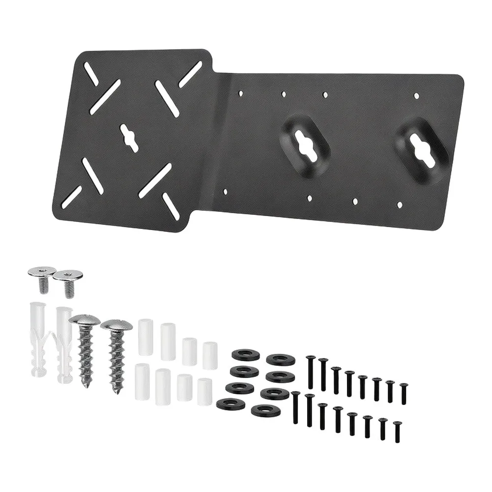 For VESA-Compatible Metal Mount Plate for Dell WD19 WD22TB4 Docking Stations Under Desk or Monitor Back Mounting Black