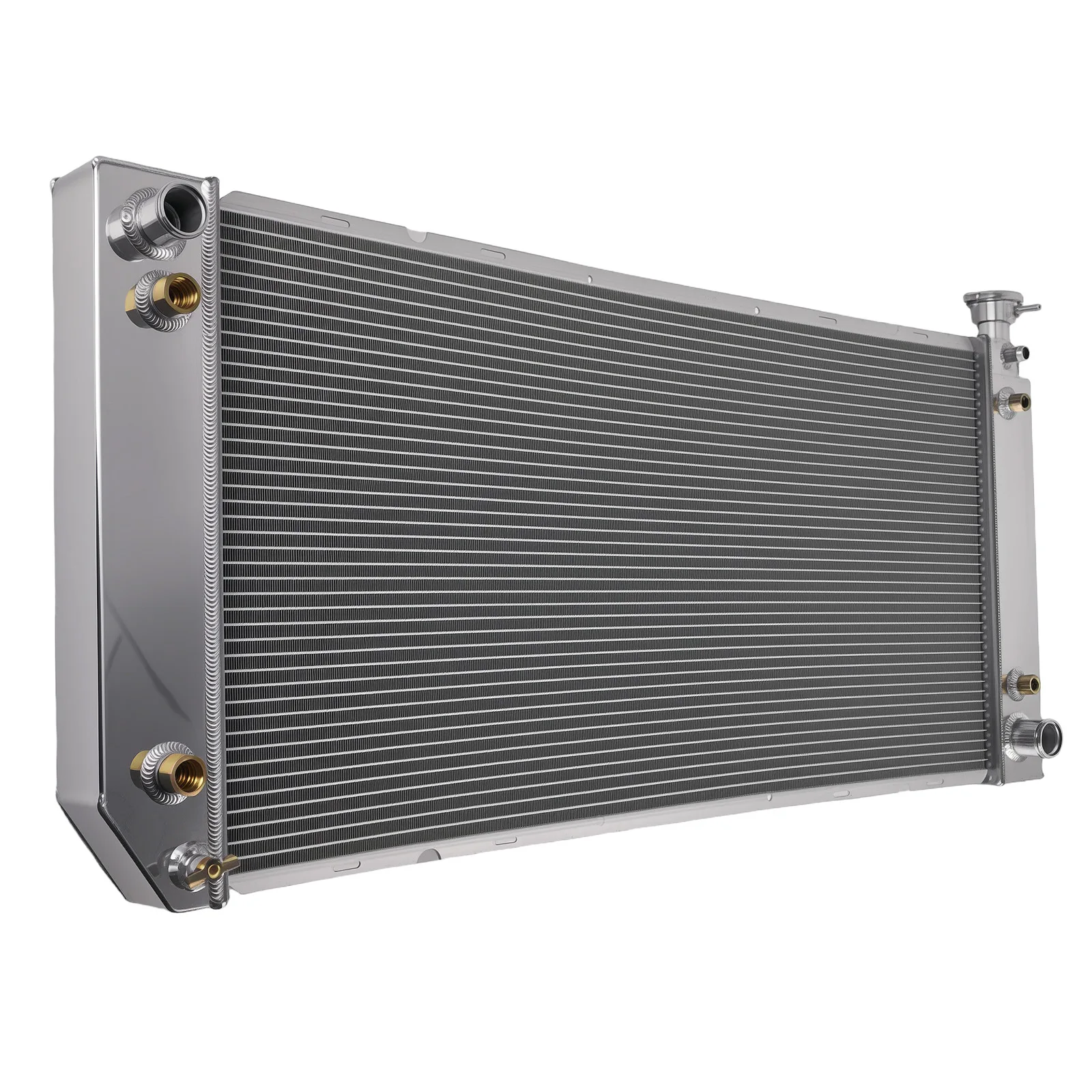 Radiator Tugas Berat untuk GMC K1500 5.7L V8 1988-1999 DPI1522 Desain Aliran Silang