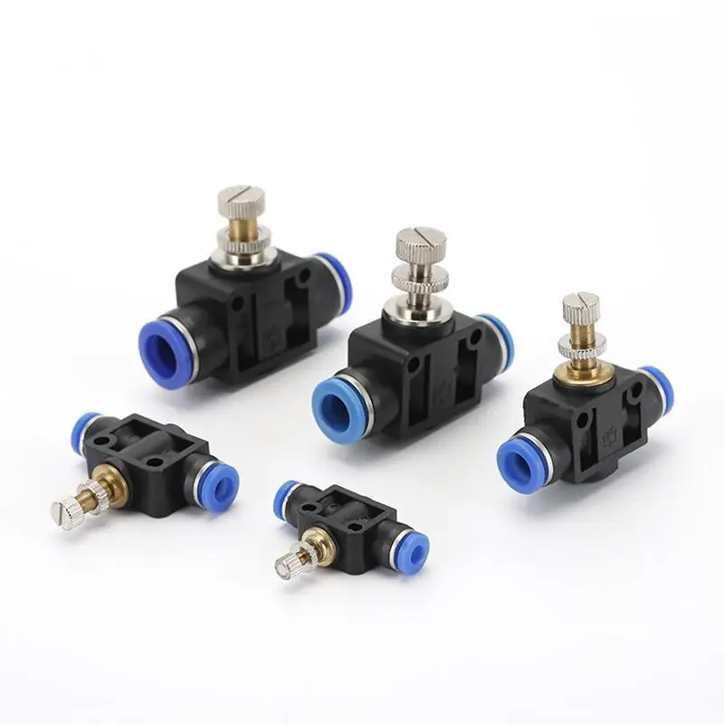 Pneumatic Fitting Tube Connector Fittings Air Quick Water Pipe Push In Hose Quick Couping OD 4mm 6mm 8mm 10mm 12mm Multiple type