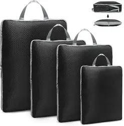 Compression Packing Cubes Travel Luggage Organizer for Carry on Luggage Large Capacity Suitcase Bags Set Waterproof Storage Bags
