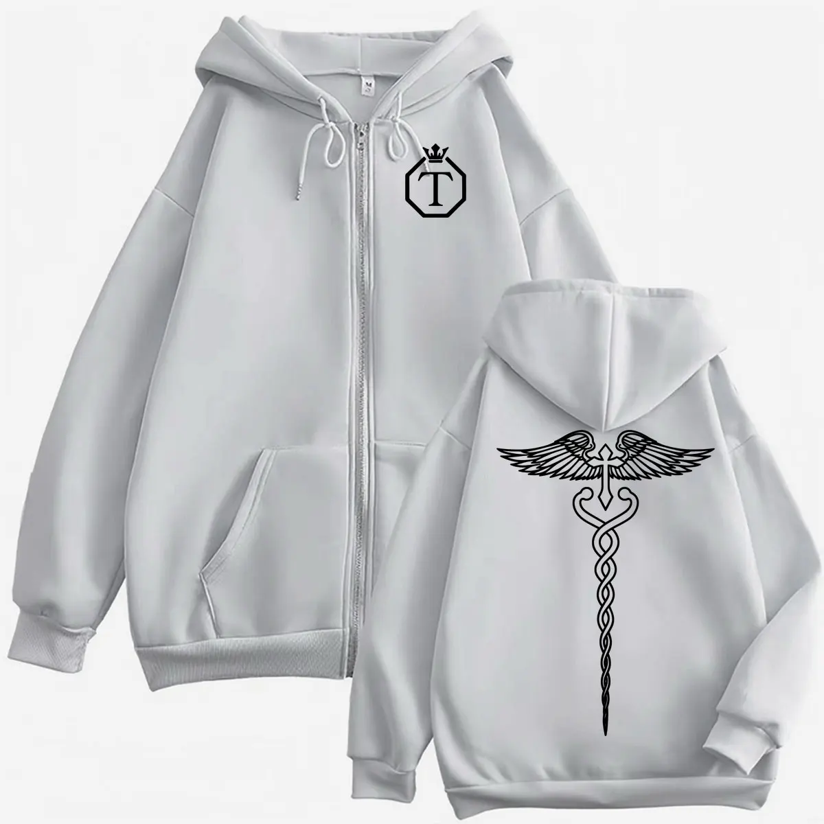 El Matador Ilia Topuria Tattoo Zip Up Hoodies für Männer und Frauen, Violence Aesthetic Jacke, Sweatshirts, Langarm-Pullover mit Reißverschluss, Mäntel – Detail 6