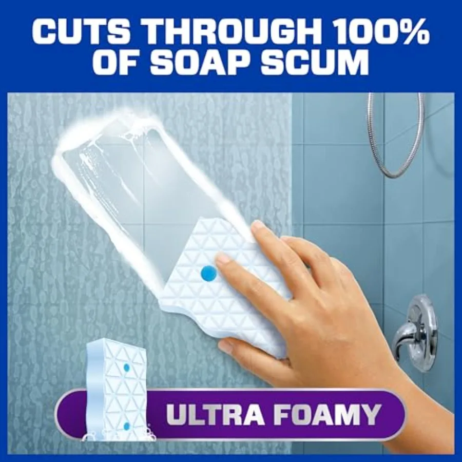 Esponja de borracha mágica, limpador multiuso para cozinha, banheiro, chuveiro, forno, suprimentos de limpeza, pacote variado com 1 ultra grosso 2 ul