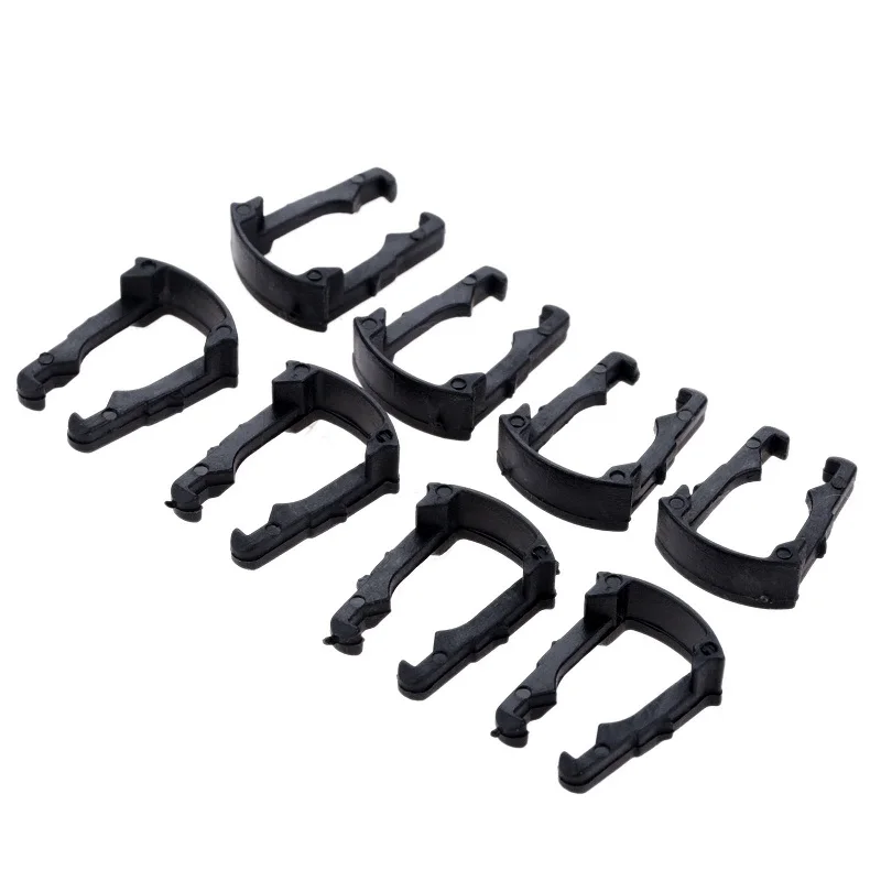20Pcs Plastic Car Fuel Filter Tubing Connector Fastener Clip Fit for Skoda Octavia Bora Jetta Black Plastic Auto Clips