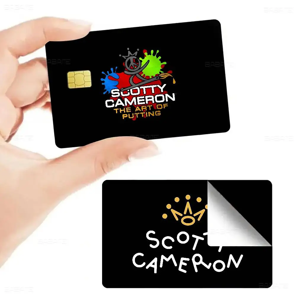 S-Scotty Logo C-Cameron Anmie Sticker Film Skin Cover for Credit Card Debit Bank Card Front
